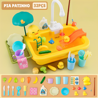 Pia Interativa com Torneira e Acessórios – Brincadeira com Água e Criatividade