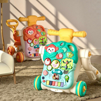 Andador Infantil 2 em 1 com Painel de Atividades e Assento Confortável