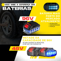 Bateria 96v 48v para Pistola de Água Sem Fio - Limpador de Alta Pressão