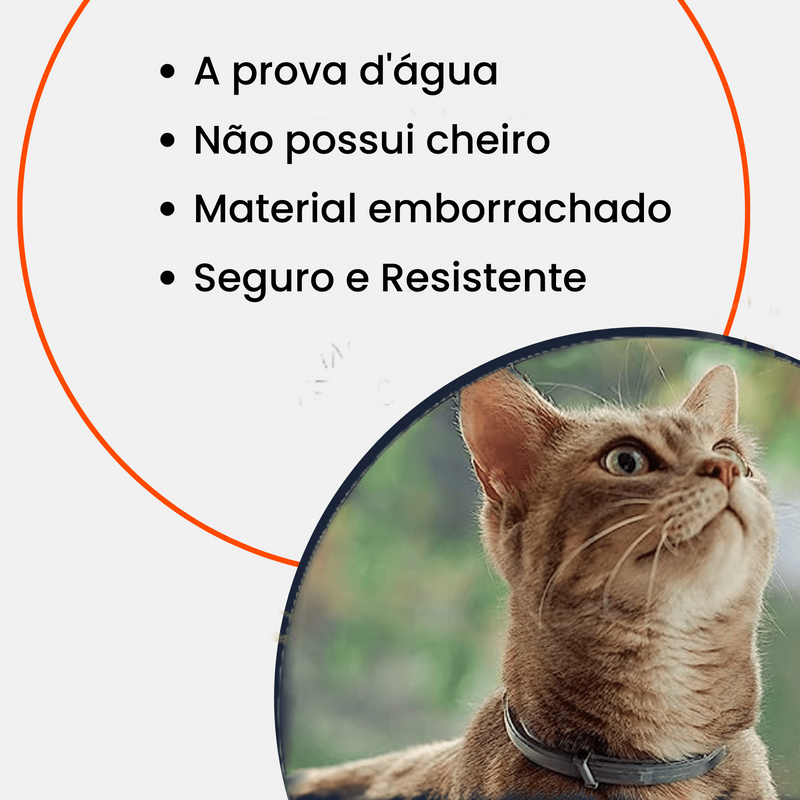Colar Antipulgas e Carrapatos - 8 Meses de Proteção